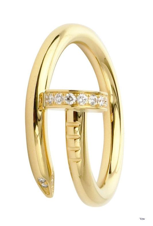 Cartier Juste un Clou — 0.13ct Diamond, 18k Yellow Gold — Authentic Pre-Owned