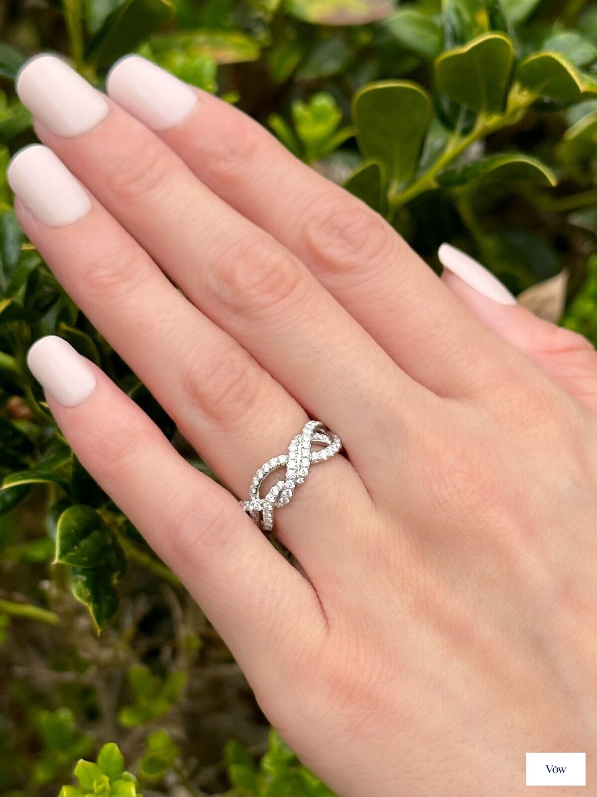 David Yurman Wisteria Diamond Band — 1.16ct, Platinum — Authentic Pre-Owned