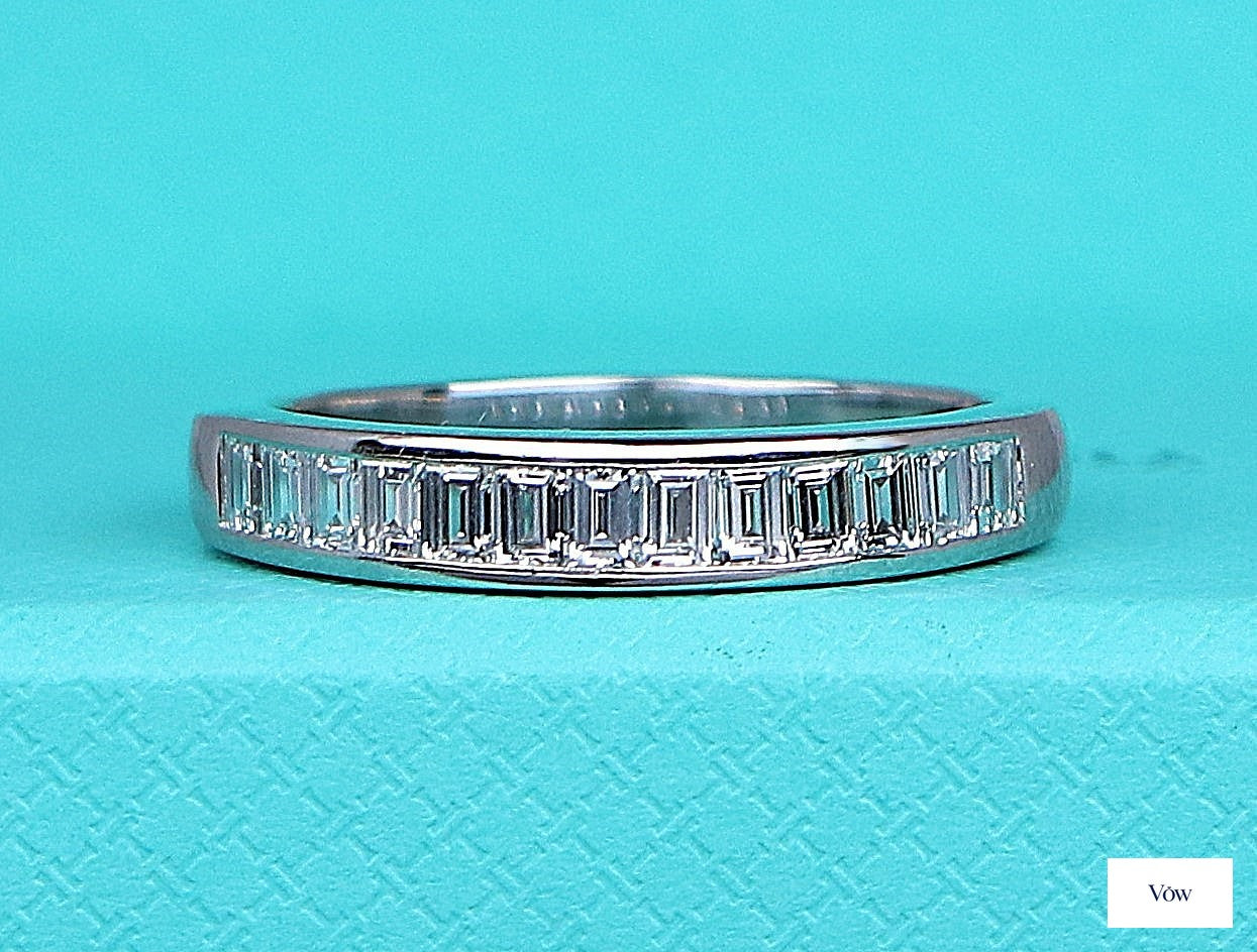 Tiffany & Co. Baguette Diamond Band — 1.00ct, Platinum — Authentic Pre-Owned