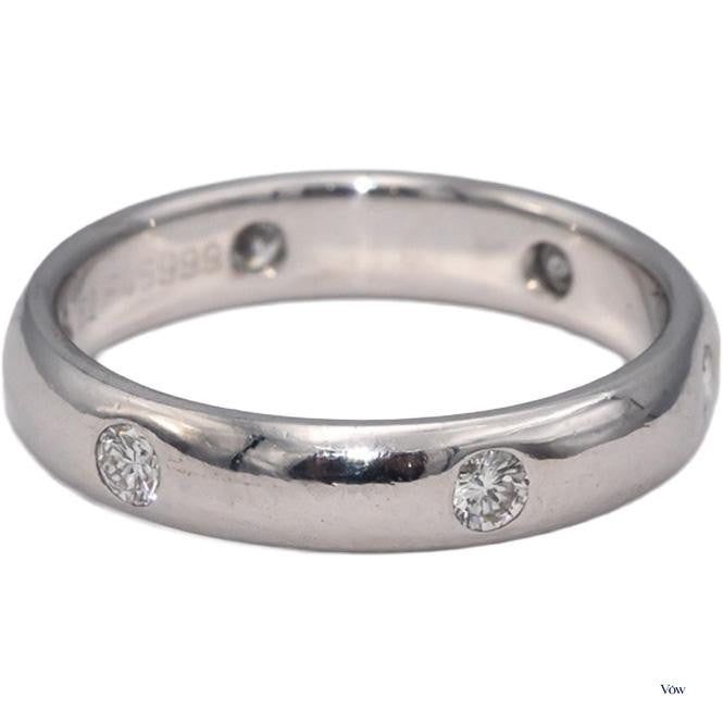 Cartier Stella Diamond Ring — 0.25ct Round, 18K White Gold — Authentic Pre-Owned