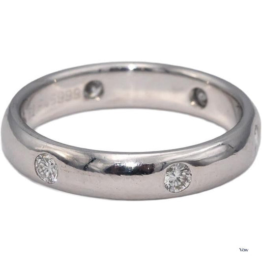 Cartier Stella Diamond Ring — 0.25ct Round, 18K White Gold — Authentic Pre-Owned