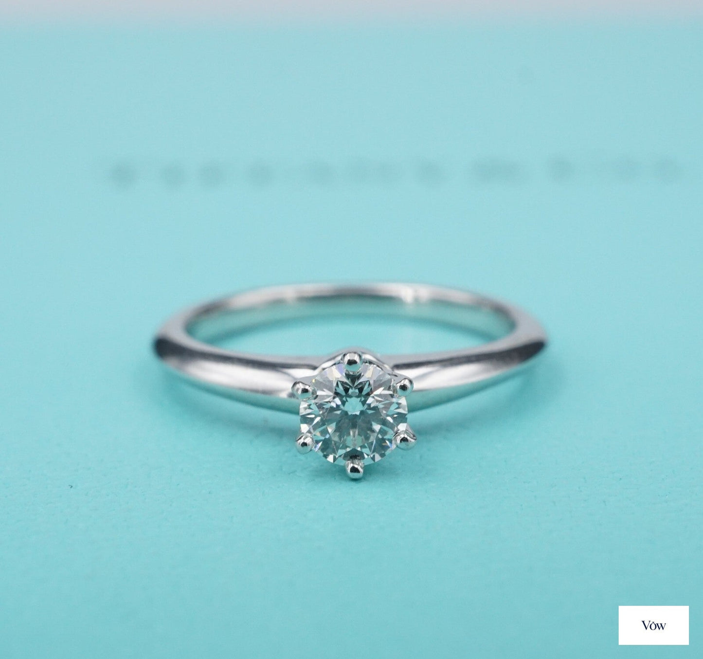Tiffany & Co. Round Diamond Solitaire — 0.33ct, Platinum — Authentic Pre-Owned