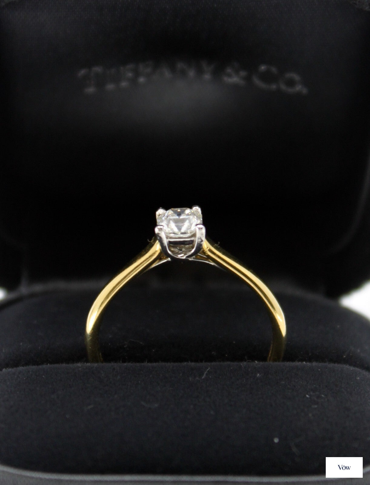 Tiffany & Co. Lucida Solitaire — 0.50ct Diamond, Yellow Gold — Authentic Pre-Owned
