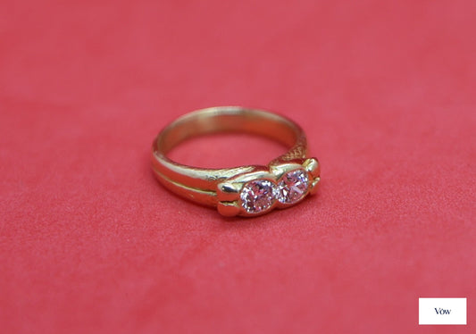 Tiffany & Co. Euro-Cut Diamond Ring — 1.10ct Yellow Gold — Authentic Pre-Owned