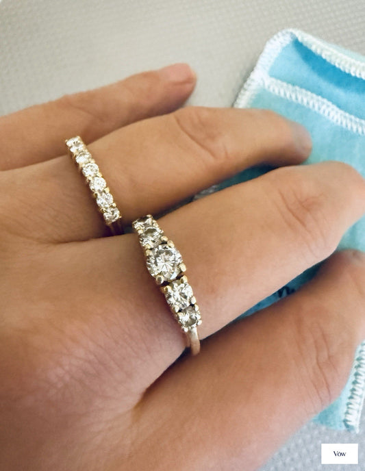 Tiffany & Co. Forever Embrace Eternity Band — 0.85ct, 18k Yellow Gold — Authentic Pre-Owned