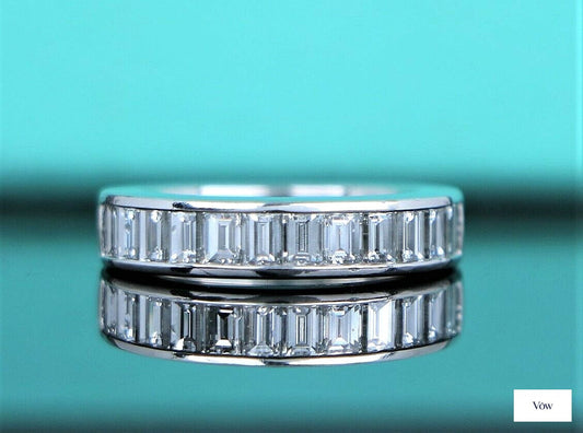Tiffany & Co. Baguette Diamond Wedding Band — 0.96ct Platinum — Authentic Pre-Owned