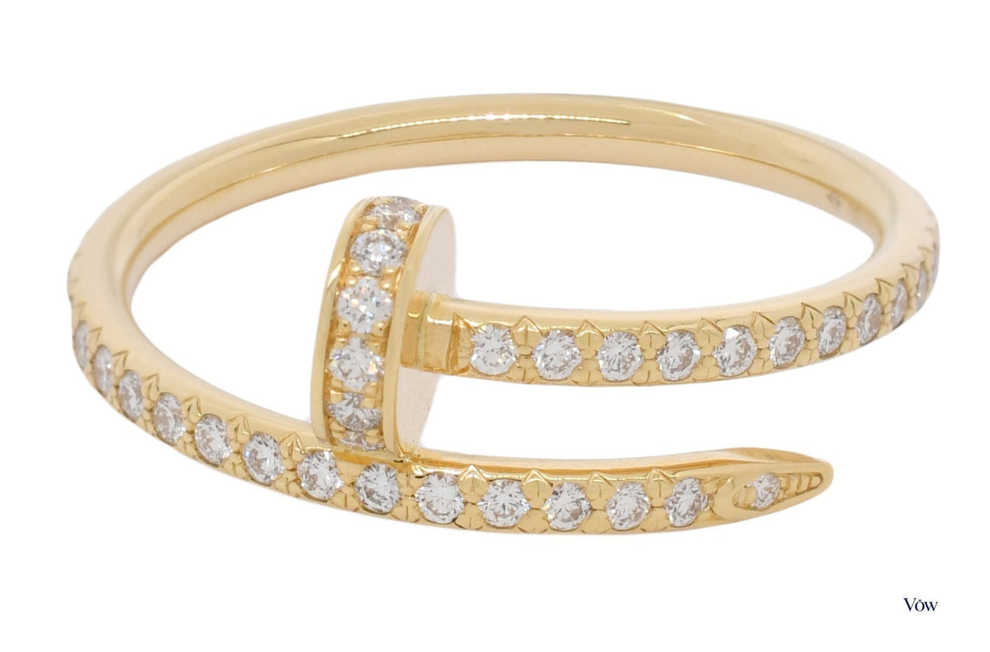 Cartier Juste un Clou — 0.40ct Diamonds, Yellow Gold — Authentic Pre-Owned