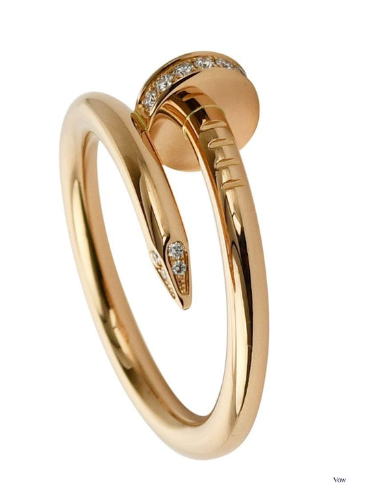 Cartier Juste un Clou — 0.13ct Diamonds, 18k Rose Gold — Authentic Pre-Owned