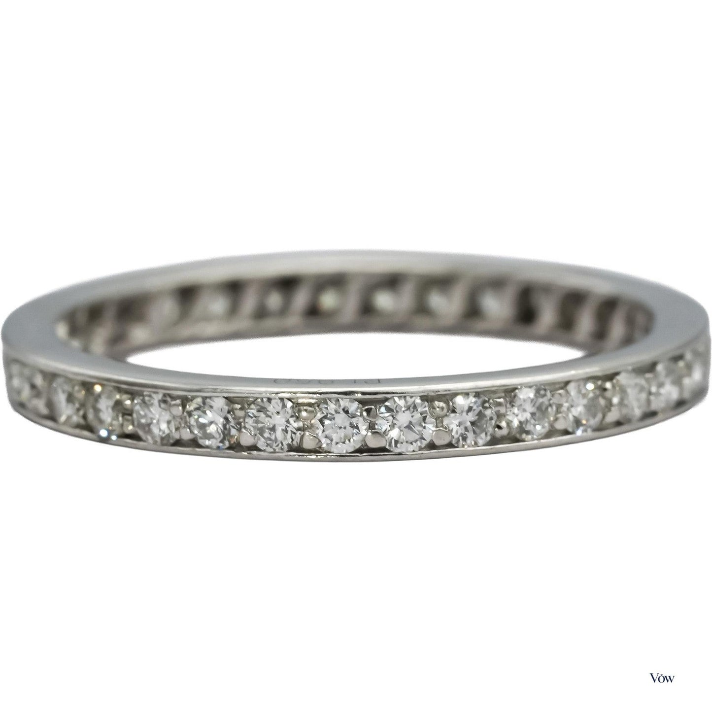 Cartier Diamond Eternity Band — 0.75ct Round, Platinum — Authentic Pre-Owned
