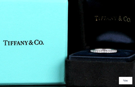 Tiffany & Co. Channel Set Diamond Band — Platinum — Authentic Pre-Owned