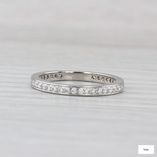 Tiffany & Co. Legacy — 0.62ct Diamond Eternity Band, Platinum — Authentic Pre-Owned