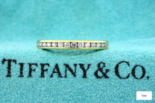 Tiffany & Co. Diamond Wedding Band — 0.21ct, 18k Yellow Gold — Authentic Pre-Owned
