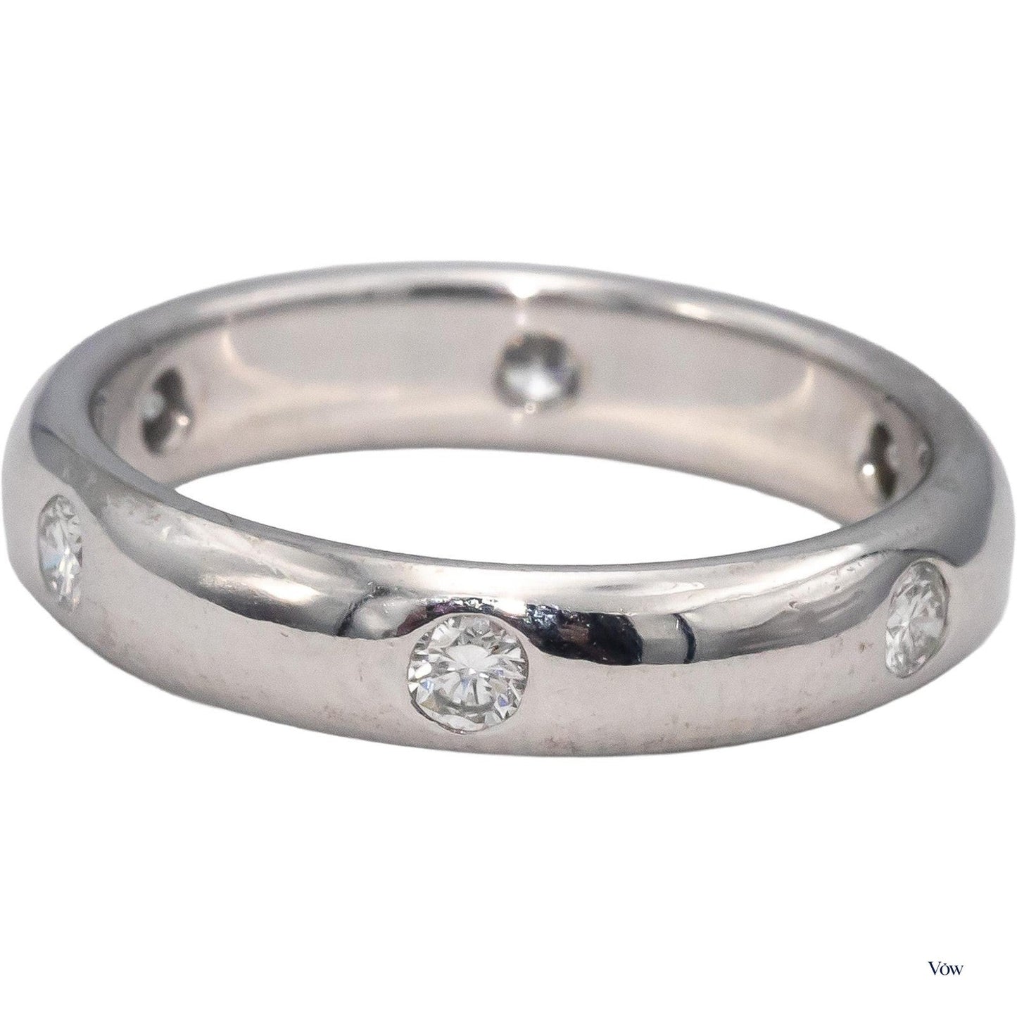 Cartier Stella Band — 0.25ct Round Diamond, 18k White Gold — Authentic Pre-Owned