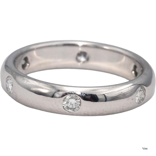 Cartier Stella Band — 0.25ct Round Diamond, 18k White Gold — Authentic Pre-Owned