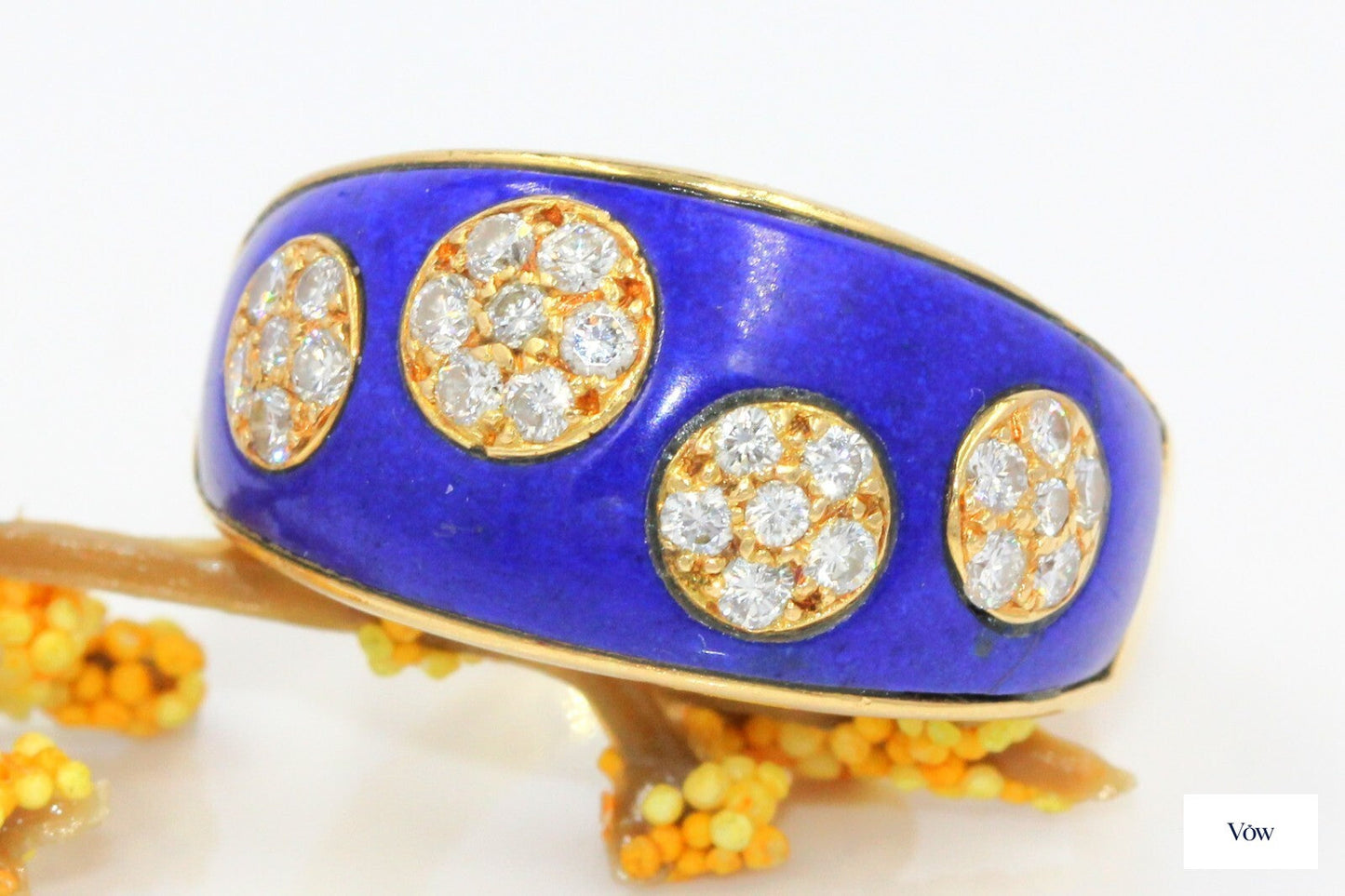 Van Cleef & Arpels Diamond Ring — 0.70ct Round, 18K Yellow Gold — Authentic Pre-Owned
