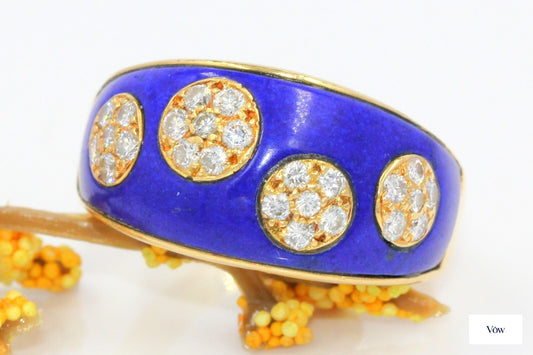 Van Cleef & Arpels Diamond Ring — 0.70ct Round, 18K Yellow Gold — Authentic Pre-Owned