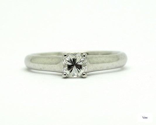 Tiffany & Co. Lucida Solitaire — 0.38ct Diamond, Platinum — Authentic Pre-Owned