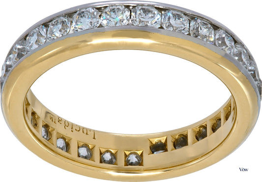 Tiffany & Co. Lucida Eternity Band — 18K Yellow Gold — Authentic Pre-Owned