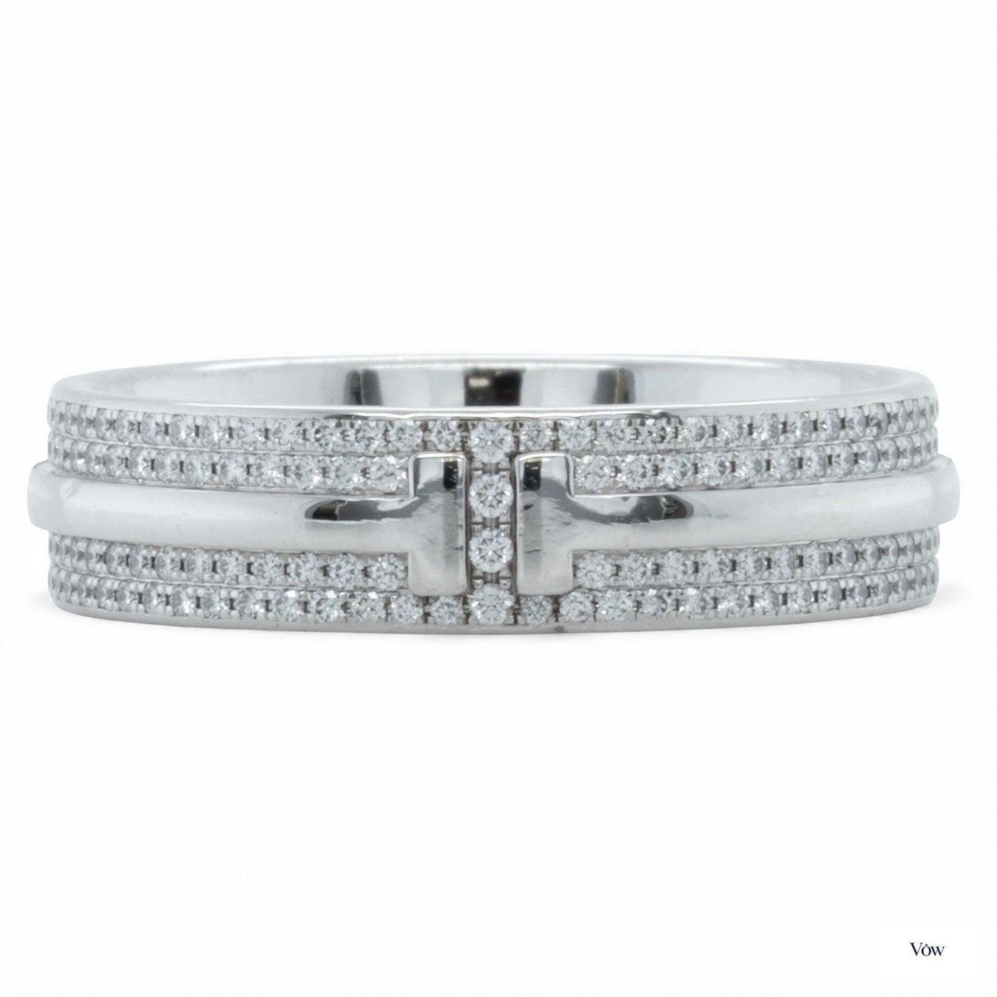Tiffany & Co. Etoile Dots Band — 0.57ct Diamond, White Gold — Authentic Pre-Owned