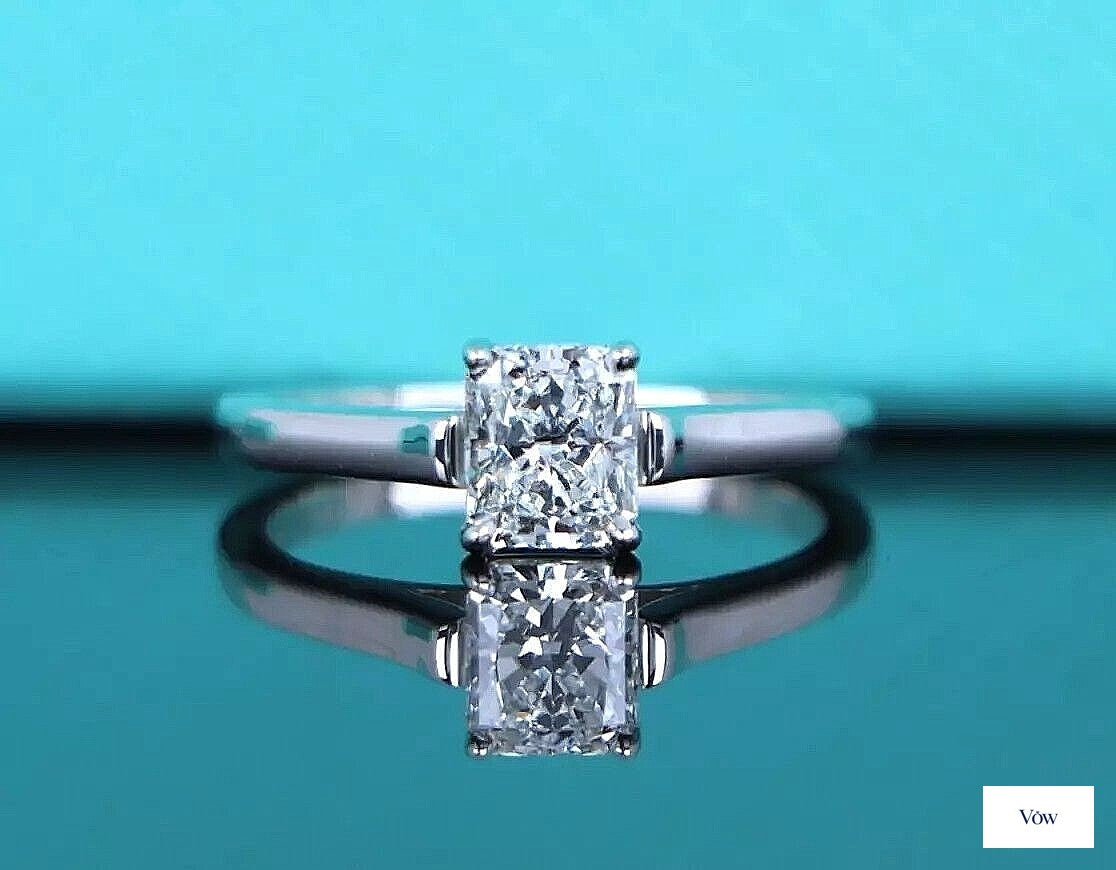 Tiffany & Co. Lucida Radiant Diamond Ring — 1.03ct, Platinum — Authentic Pre-Owned