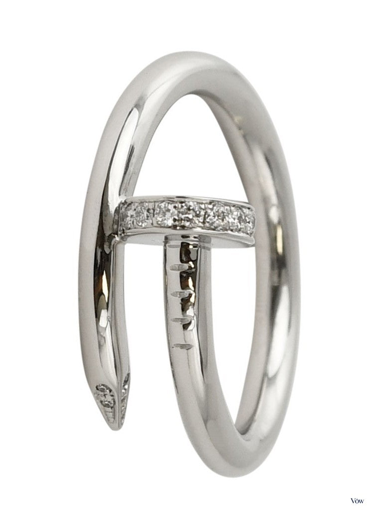 Cartier Juste un Clou — 0.13ct Diamond, 18k White Gold — Authentic Pre-Owned