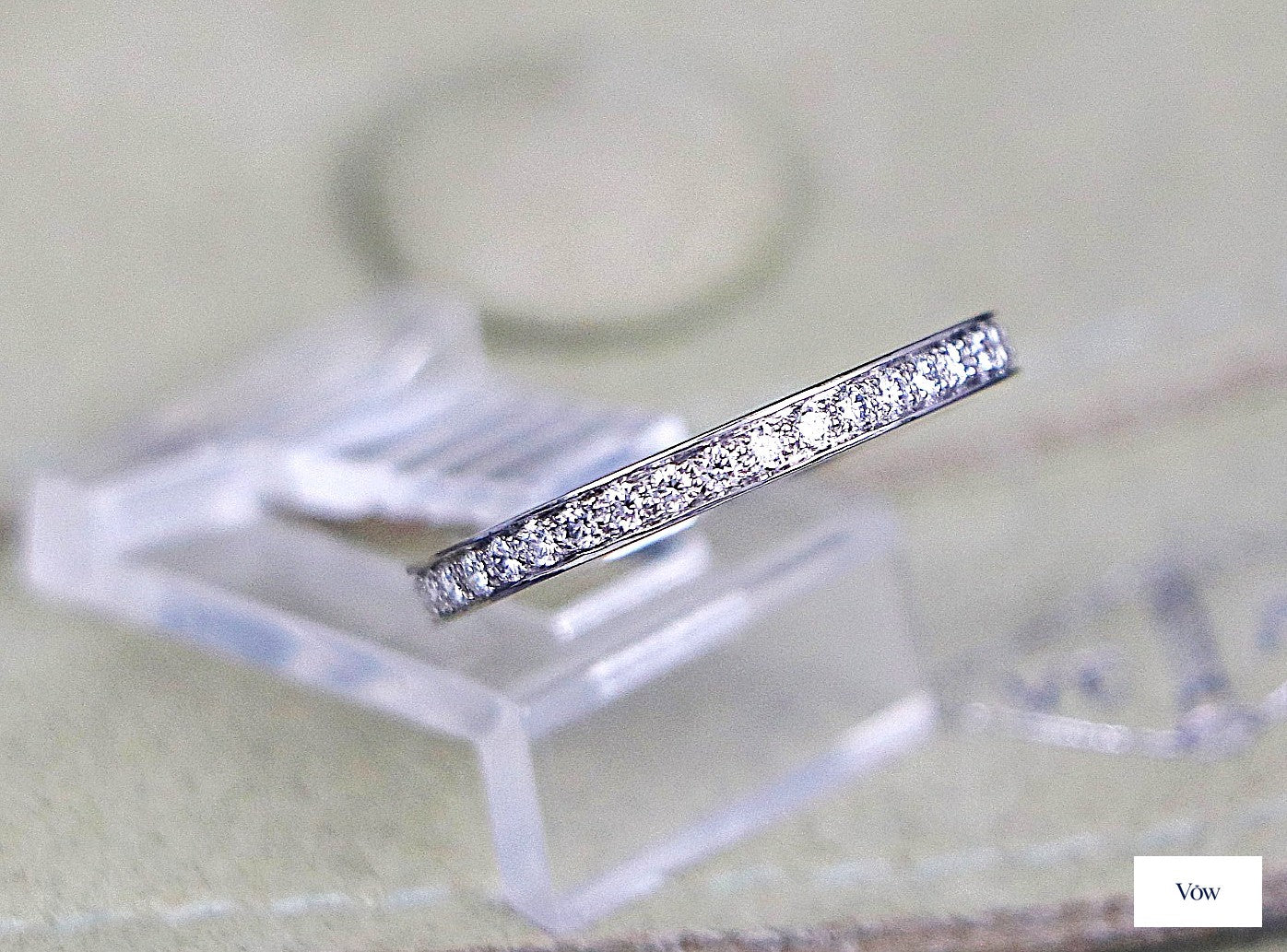 Van Cleef & Arpels Platinum Diamond Eternity Band — 0.34ct — Authentic Pre-Owned