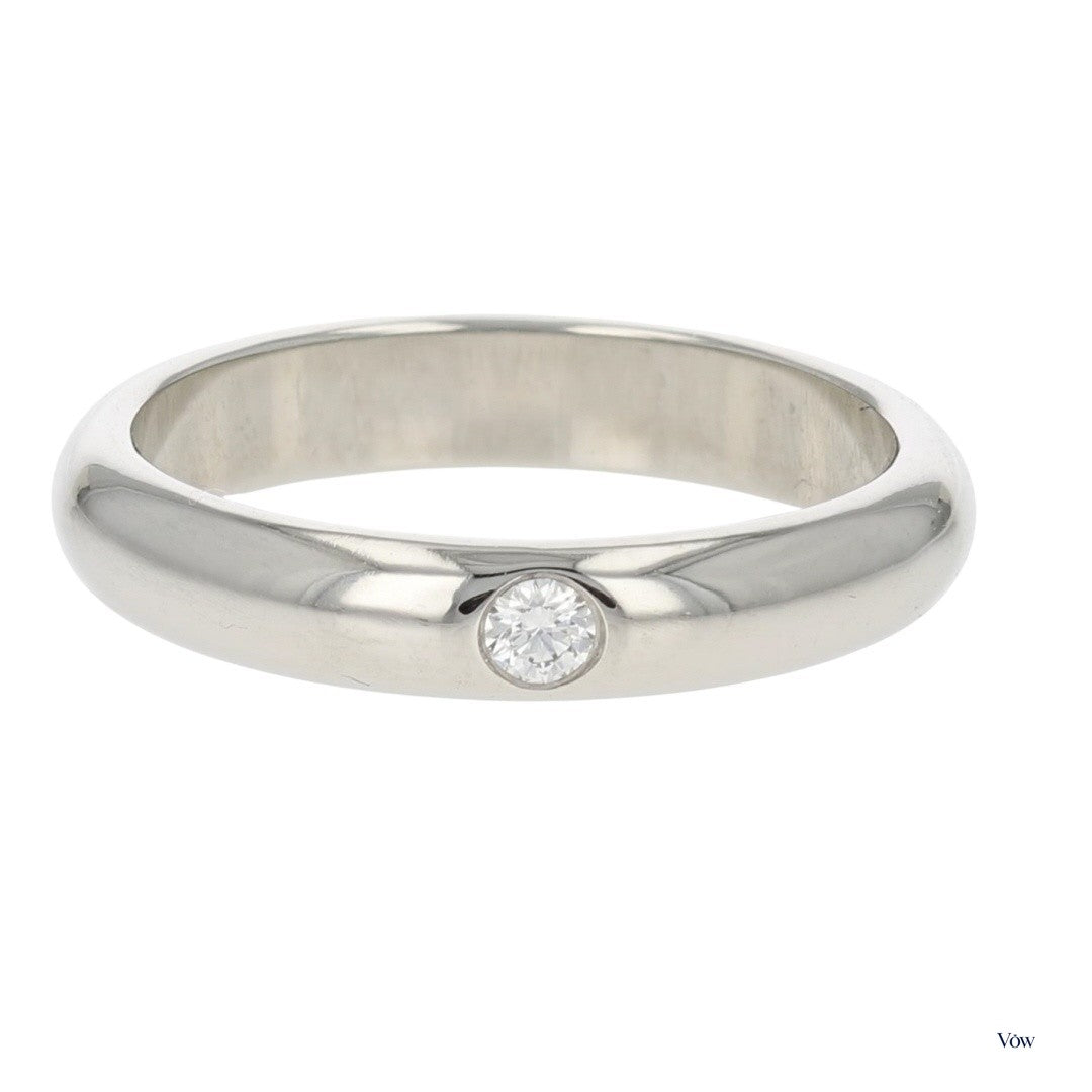 Cartier 1895 Solitaire — 5.00ct Round Diamond, Platinum — Authentic Pre-Owned