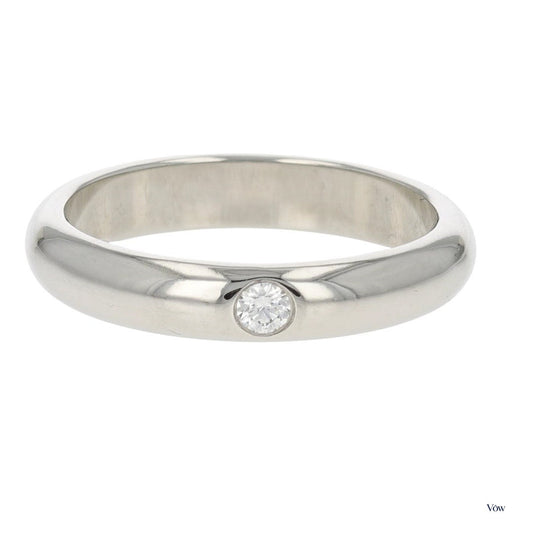 Cartier 1895 Solitaire — 5.00ct Round Diamond, Platinum — Authentic Pre-Owned
