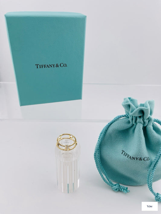 Tiffany & Co. By the Yard Diamond Ring — 18K Yellow Gold — Authentic Pre-Owned