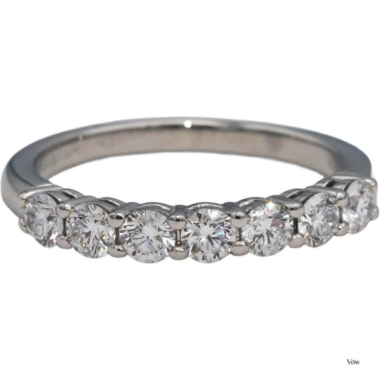 Tiffany & Co. Round Diamond Wedding Band — 0.57ct, Platinum — Authentic Pre-Owned