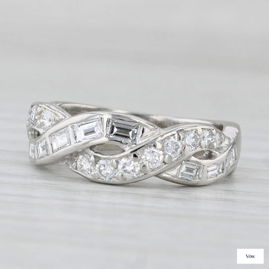 Tiffany & Co. Woven Diamond Ring — 0.79ct, Platinum — Authentic Pre-Owned