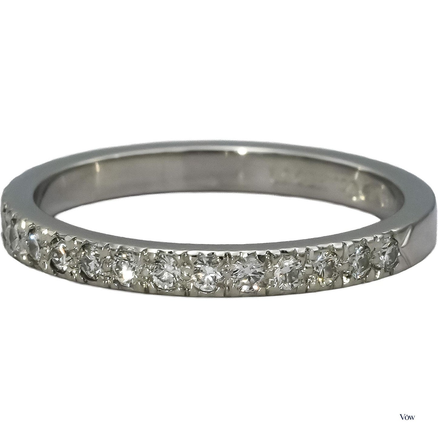 Tiffany & Co. Novo Diamond Band — 0.16ct Platinum Ring — Authentic Pre-Owned