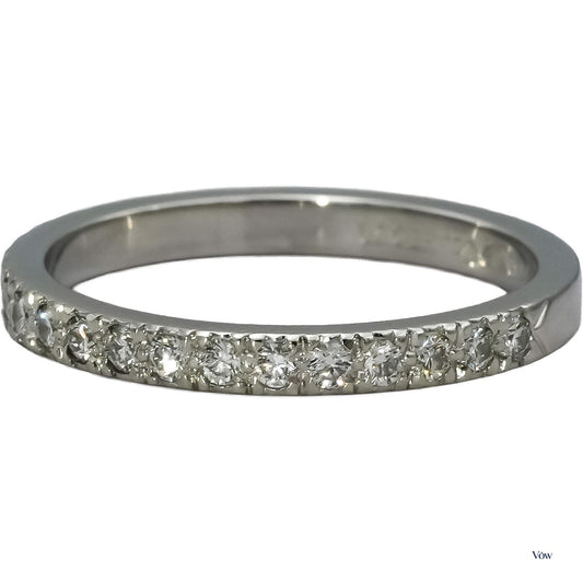 Tiffany & Co. Novo Diamond Band — 0.16ct Platinum Ring — Authentic Pre-Owned