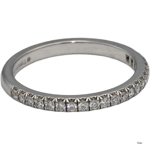 Tiffany & Co. Soleste Band — 0.17ct Diamond, Platinum — Authentic Pre-Owned