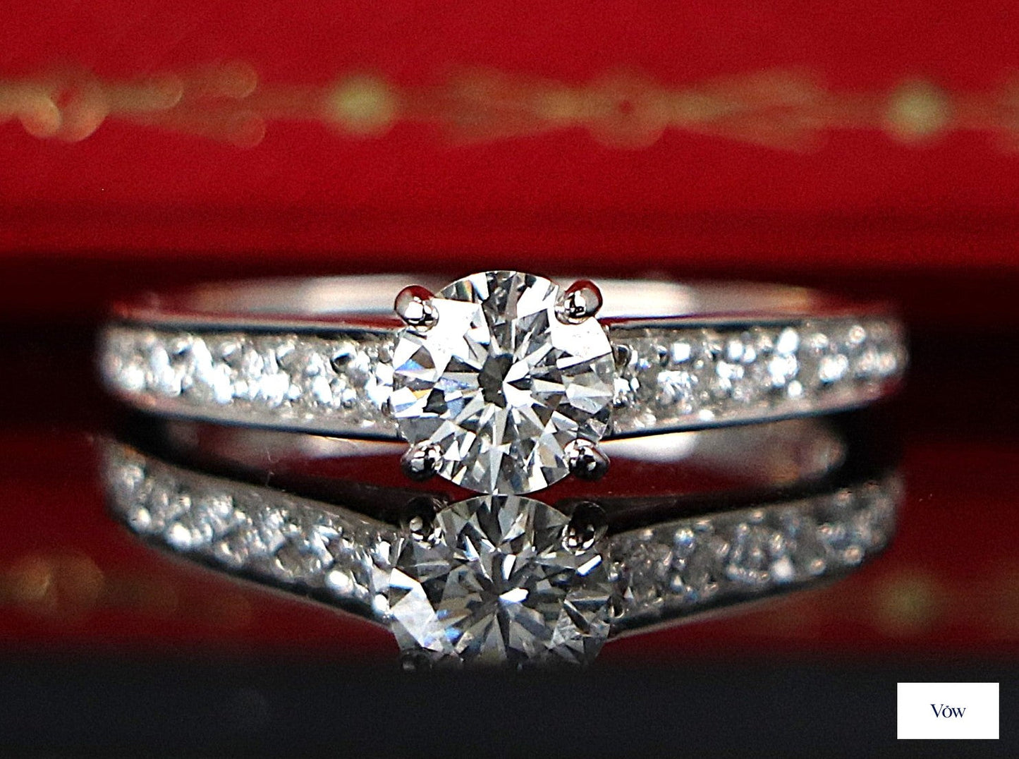 Cartier 1895 Diamond Engagement Ring — 0.65ct, Platinum — Authentic Pre-Owned