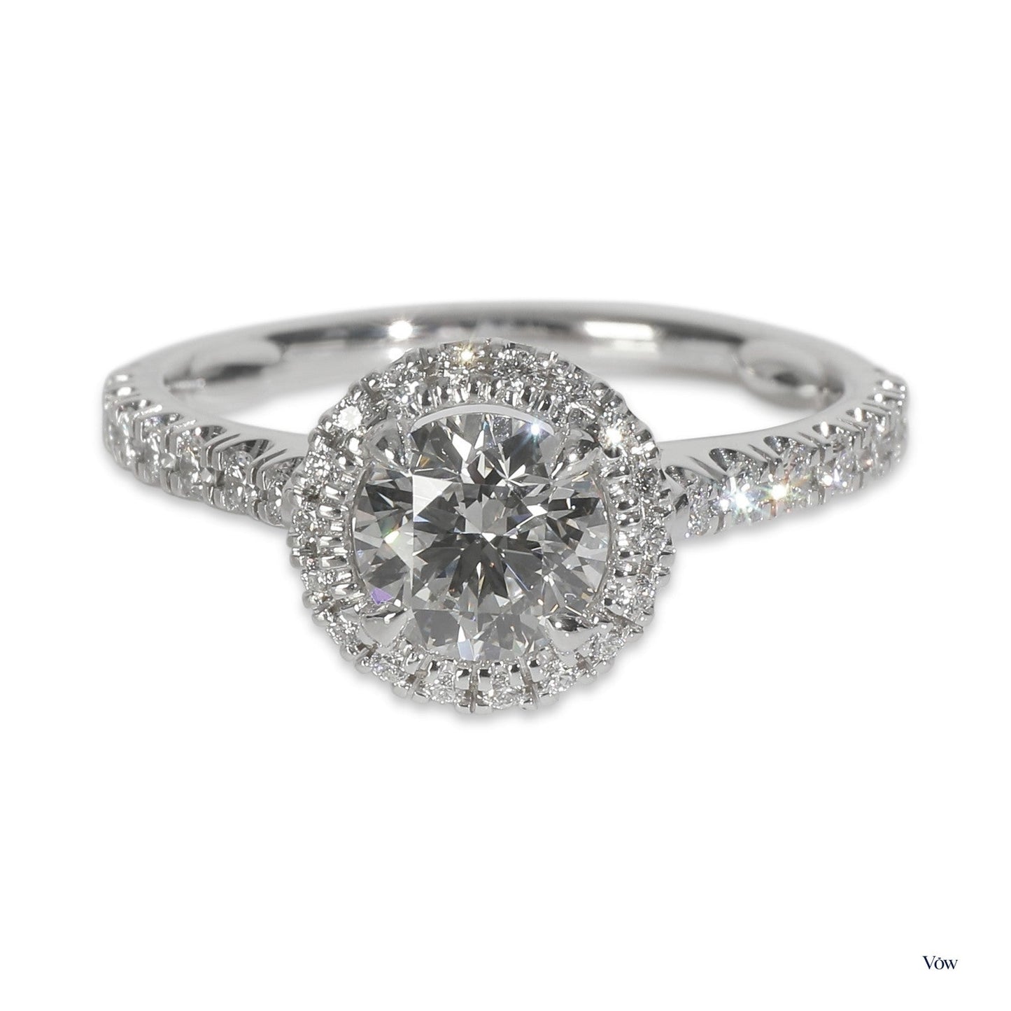 Cartier Destinee — 0.90ct Round Diamond Platinum Ring — Authentic Pre-Owned
