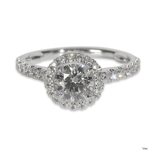 Cartier Destinee — 0.90ct Round Diamond Platinum Ring — Authentic Pre-Owned