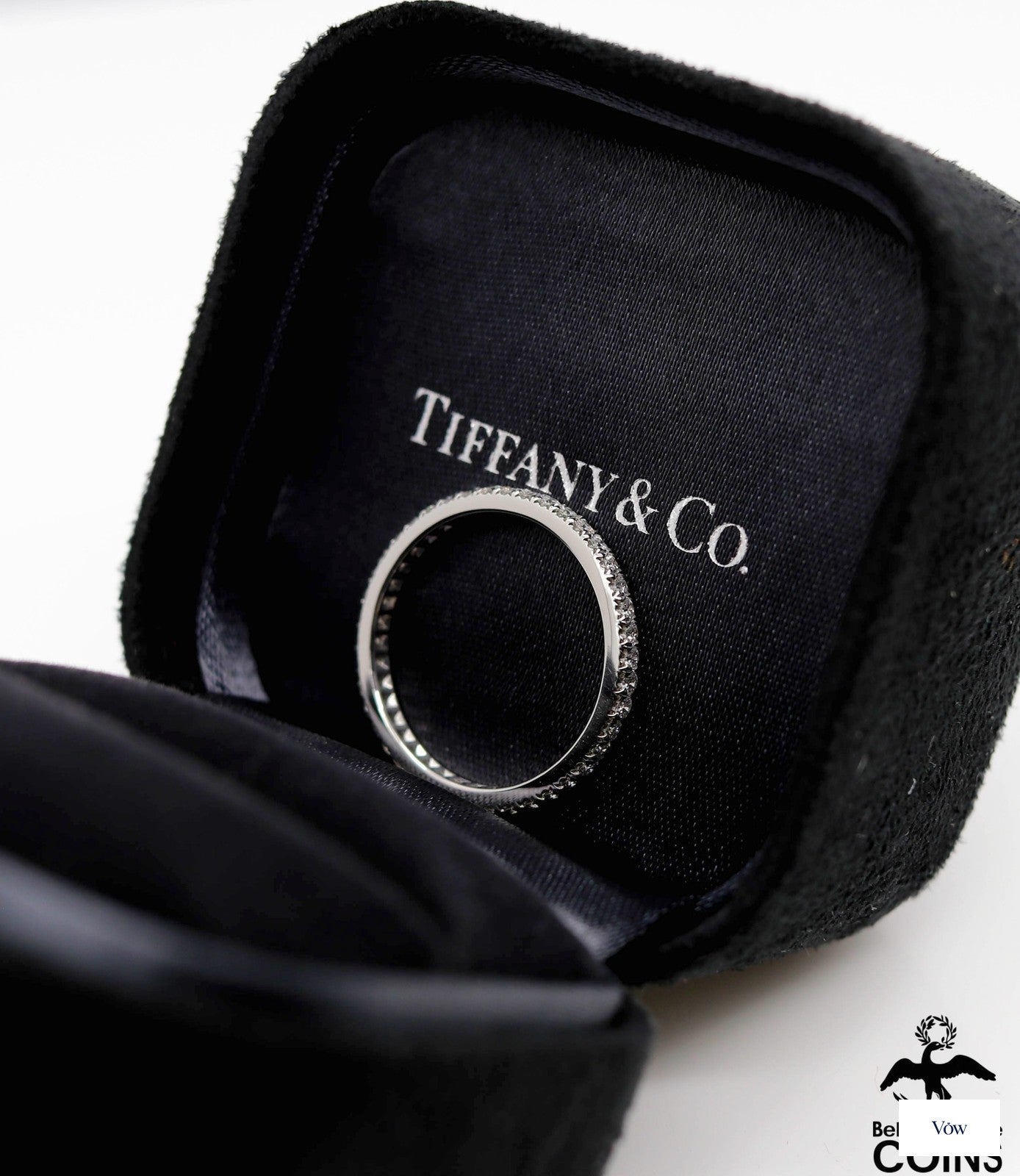 Tiffany & Co. Stackable Band — 0.34ct Diamond, Platinum — Authentic Pre-Owned