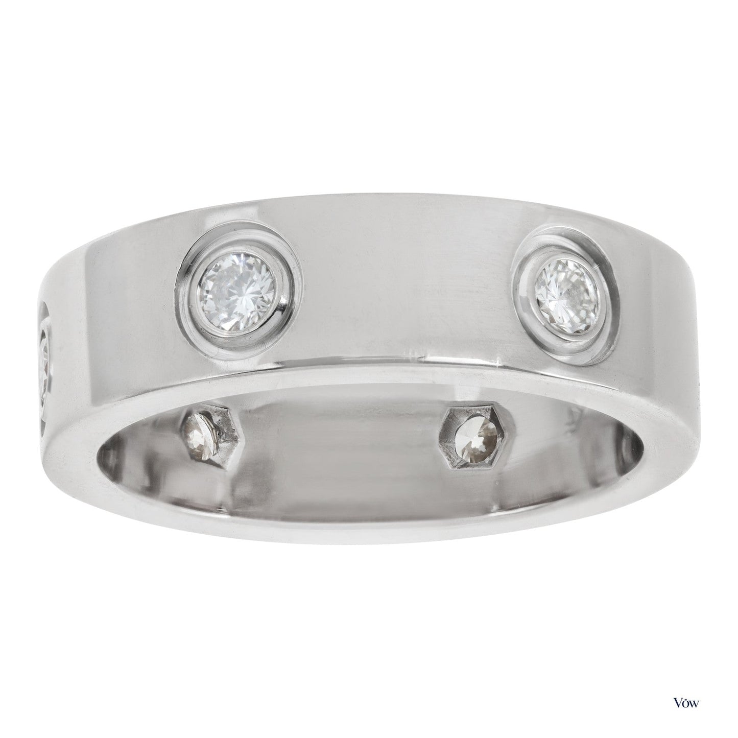 Cartier Love Ring — 18k White Gold, Size 5.5 — Authentic Pre-Owned