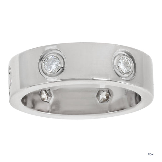Cartier Love Ring — 18k White Gold, Size 5.5 — Authentic Pre-Owned