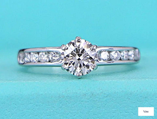 Tiffany & Co. Platinum Diamond Engagement Ring — 1.12ct — Authentic Pre-Owned