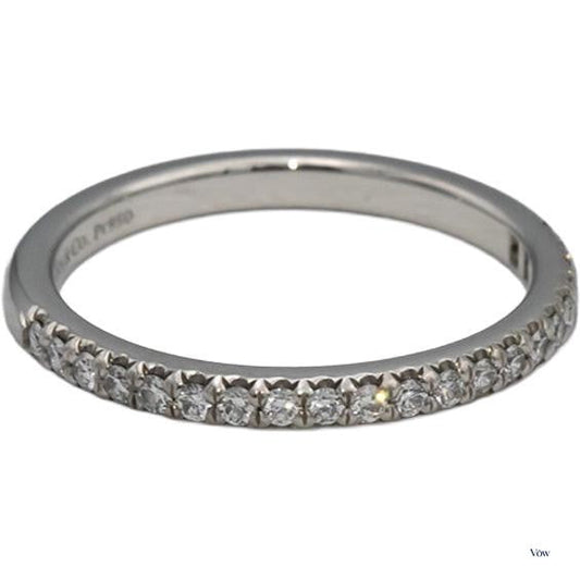 Tiffany & Co. Soleste Diamond Band — 0.17ct Platinum — Authentic Pre-Owned