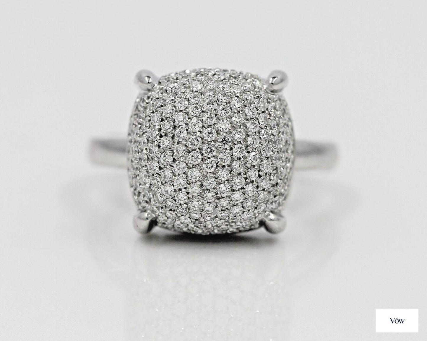 Tiffany & Co. Paloma Picasso — 0.49ct Diamond Ring, White Gold — Authentic Pre-Owned