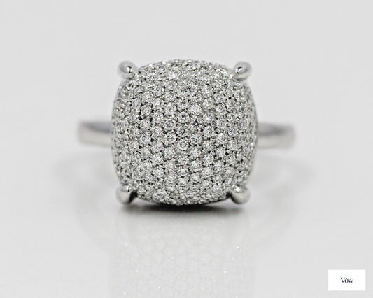 Tiffany & Co. Paloma Picasso — 0.49ct Diamond Ring, White Gold — Authentic Pre-Owned