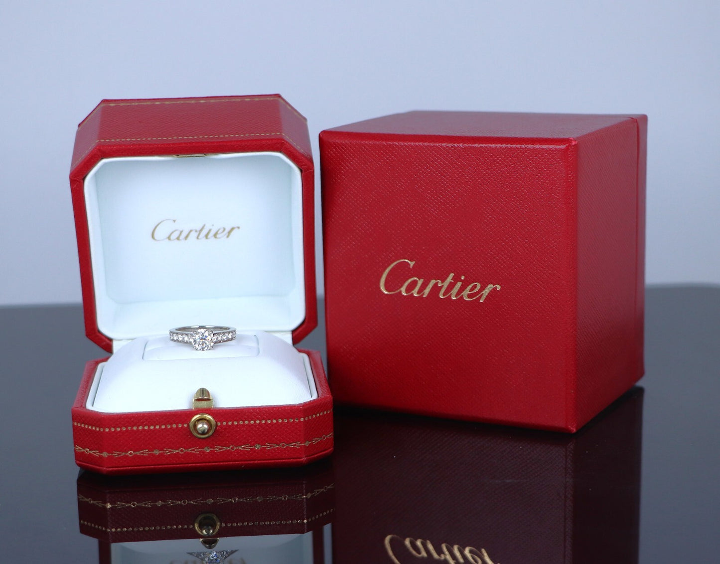 0.73ct Round Brilliant Diamond Engagement Ring — GIA Certified, Platinum