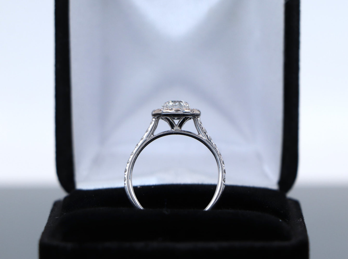 0.65ct Round Brilliant Diamond Engagement Ring — GIA Certified, 18k White Gold