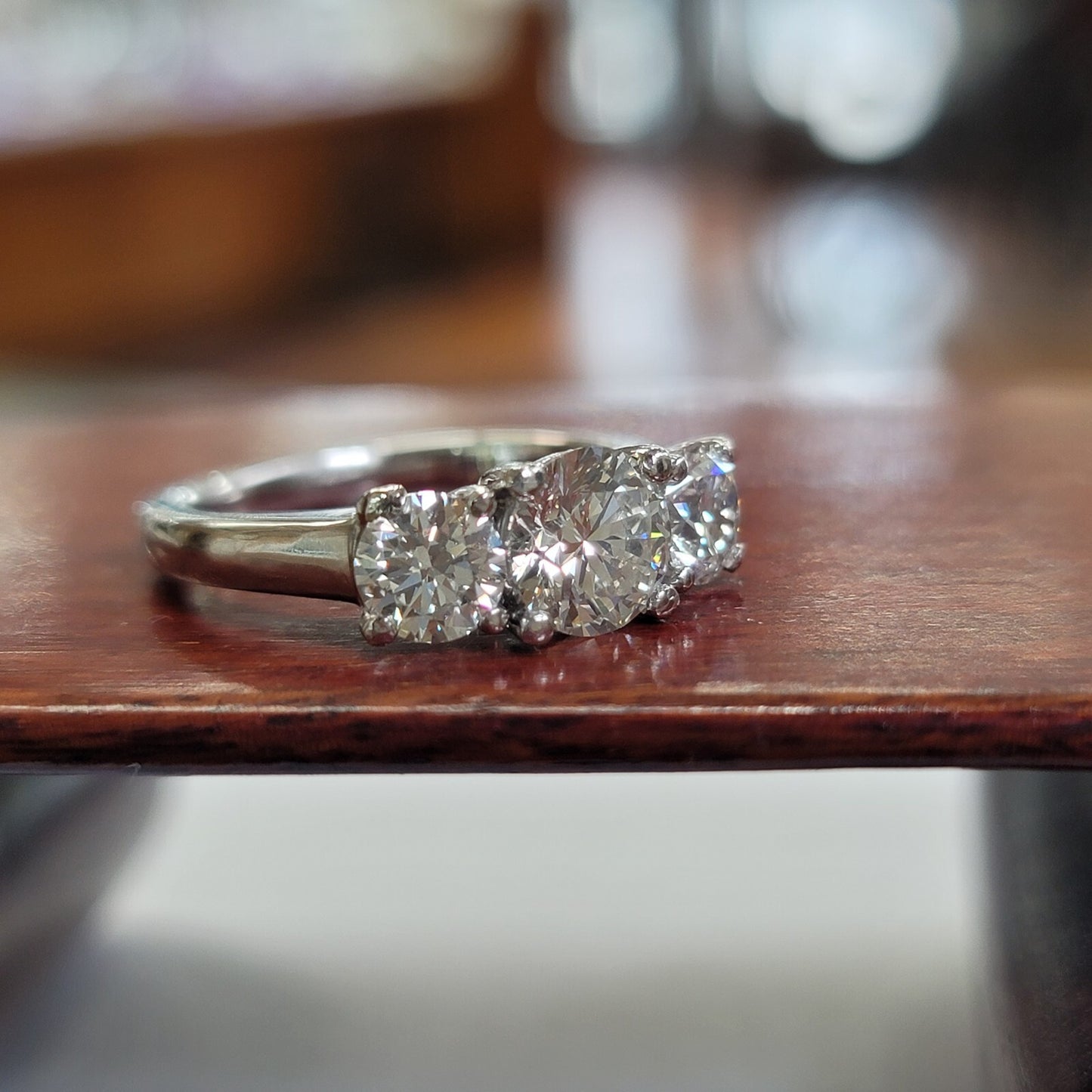 1.07ct Round Brilliant Diamond Ring — GIA Certified, Platinum