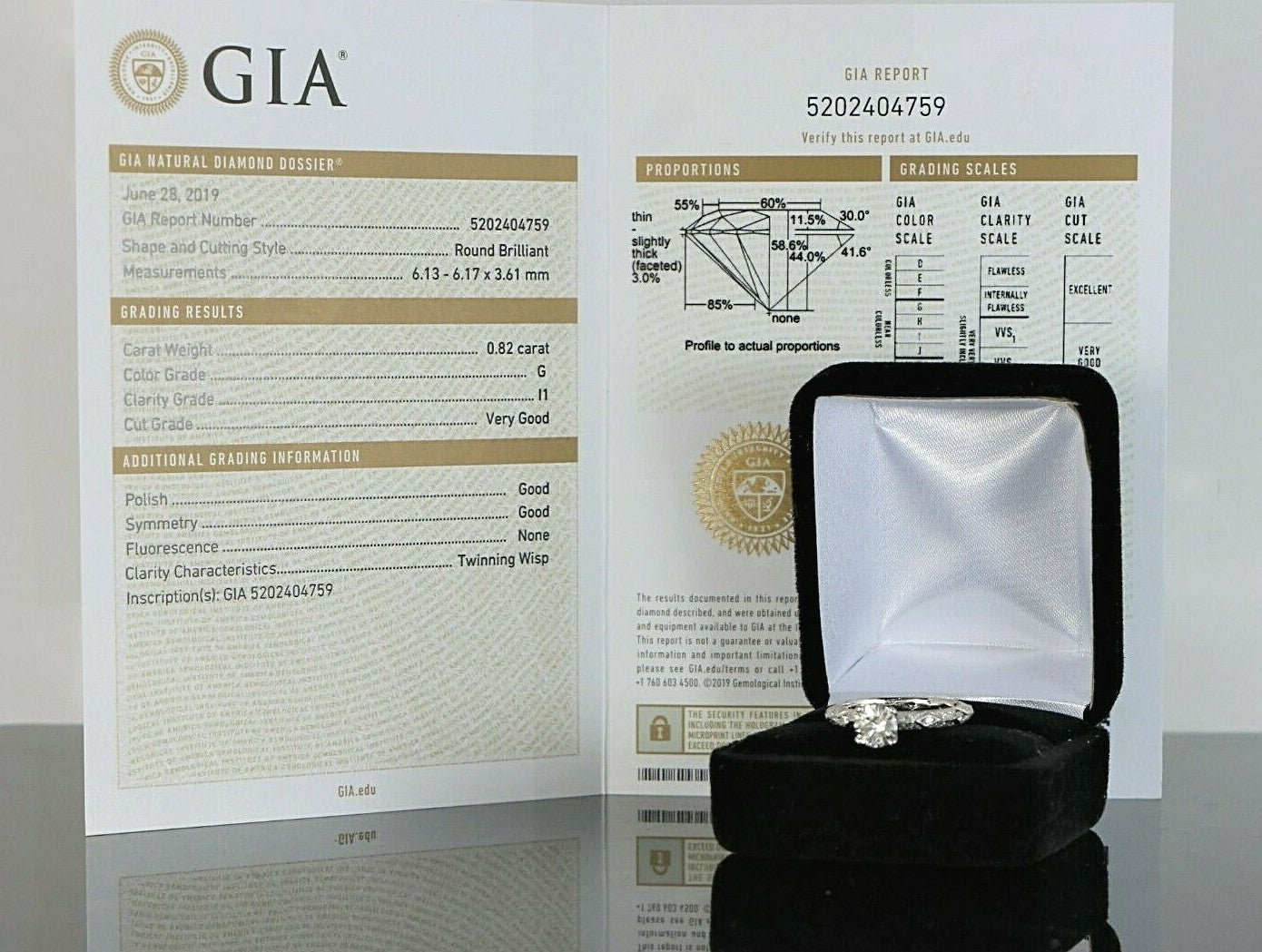 0.82ct Round Brilliant Diamond Eternity Ring — GIA Certified, Platinum