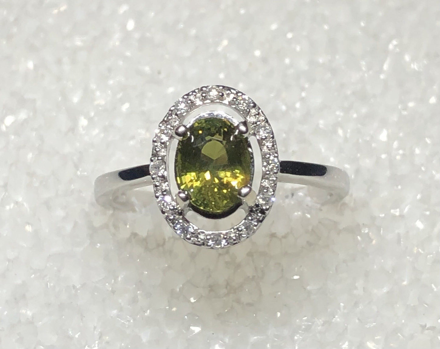 1.28ct Oval Alexandrite & Diamond Ring — GIA Certified, 14k Gold