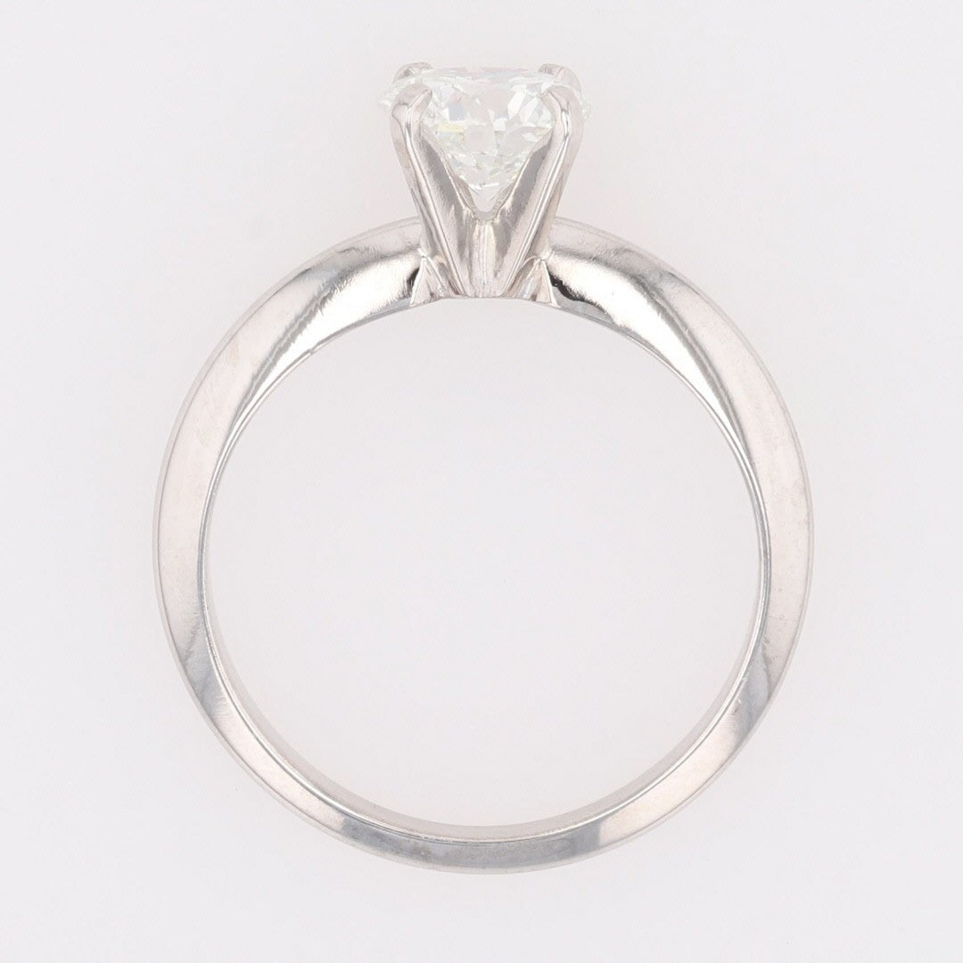 1.00ct Round Brilliant Diamond Solitaire Engagement Ring — GIA Certified, 14k White Gold